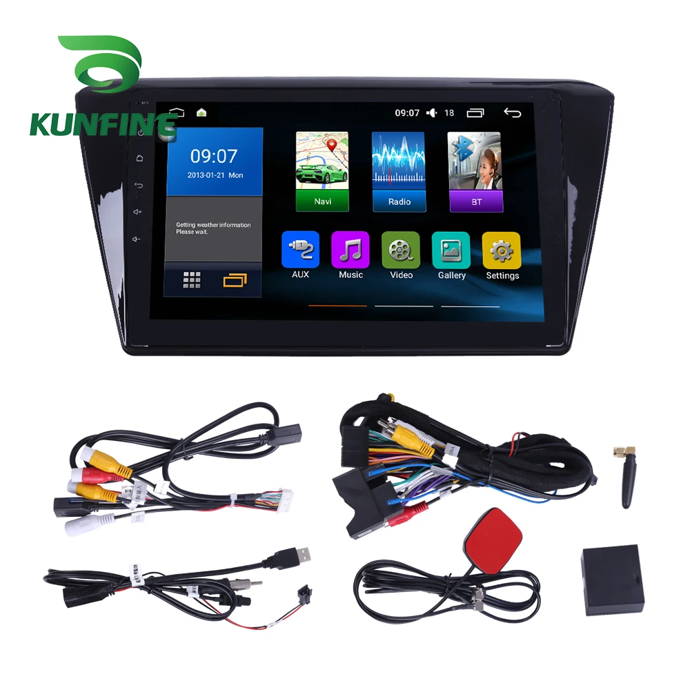 Восьмиядерный 1024*600 Android 8 1 автомобильный DVD GPS навигационный плеер Deckless стерео для