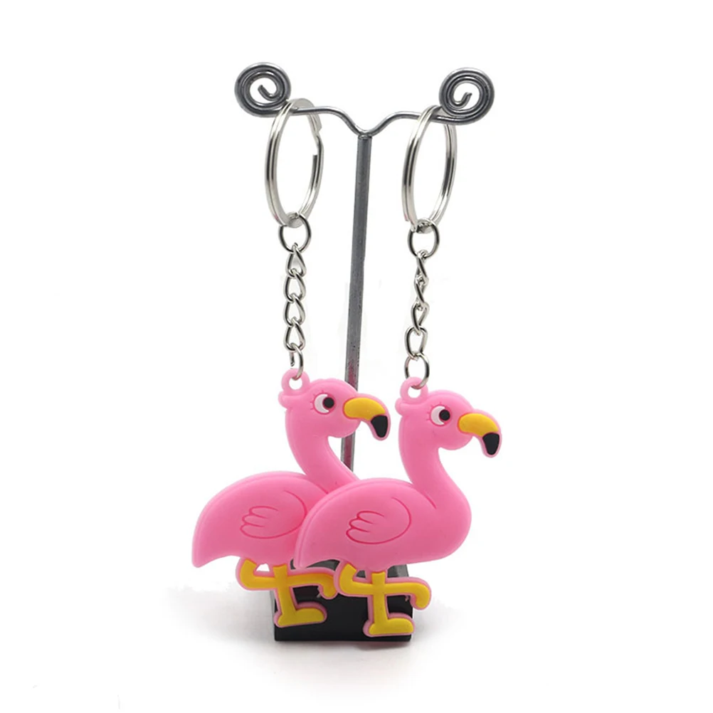 6 шт брелки Фламинго орнаментом ключ брелок крепление кошелек для ключей