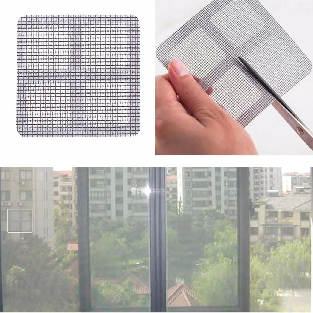 Дверь Окно Сетка экран патч ремонт белый москитный домашний занавес сетка