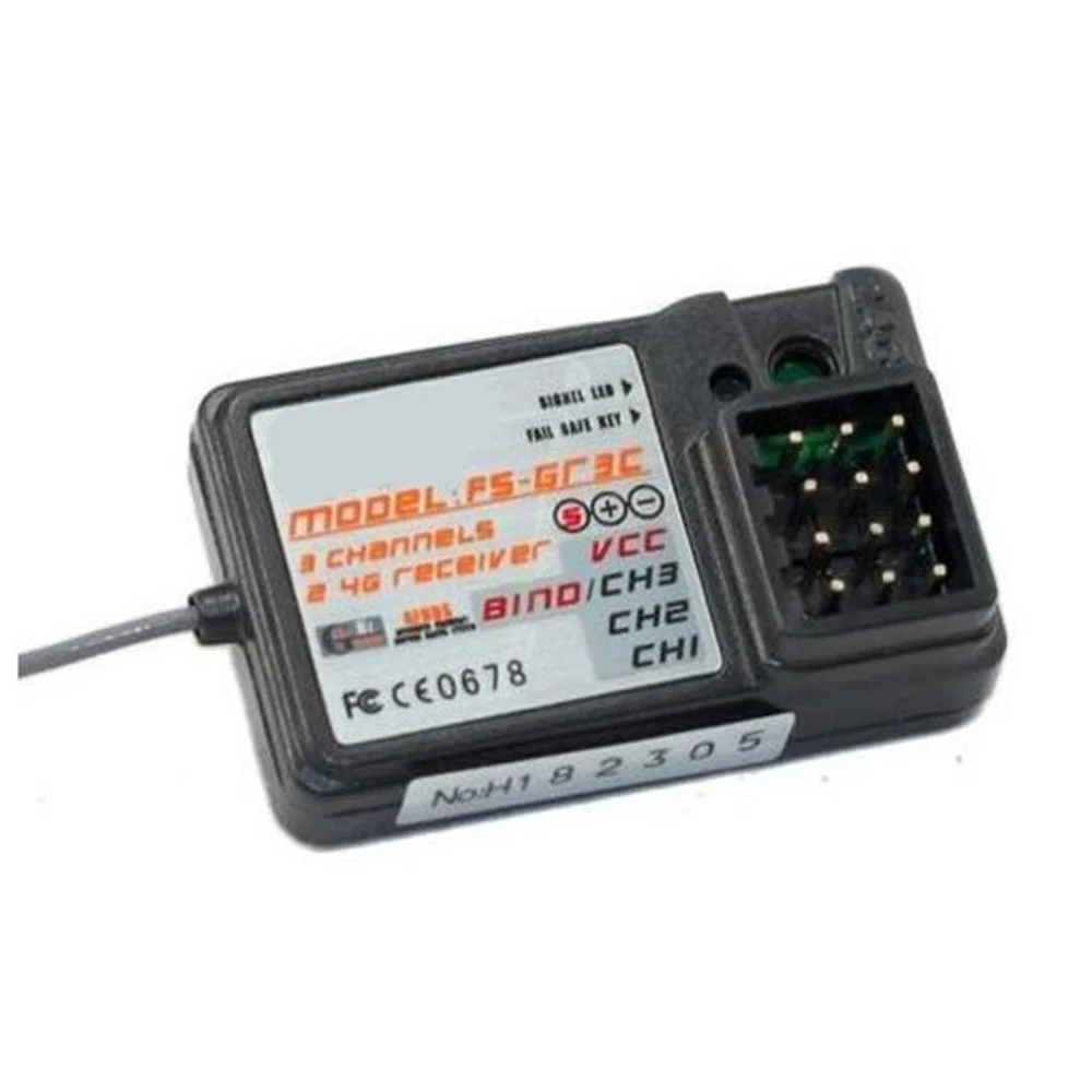 Новинка 1 шт. черный FS GR3C 3 Каналы 2 4G GT3B GT2 контроллер приемник GR3E для детская