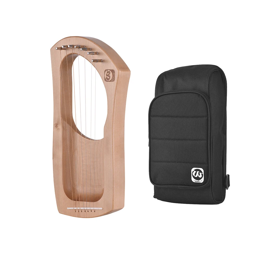 Уолтер. 7 String деревянный Лира Арфы металлическими струнами из березы твердый