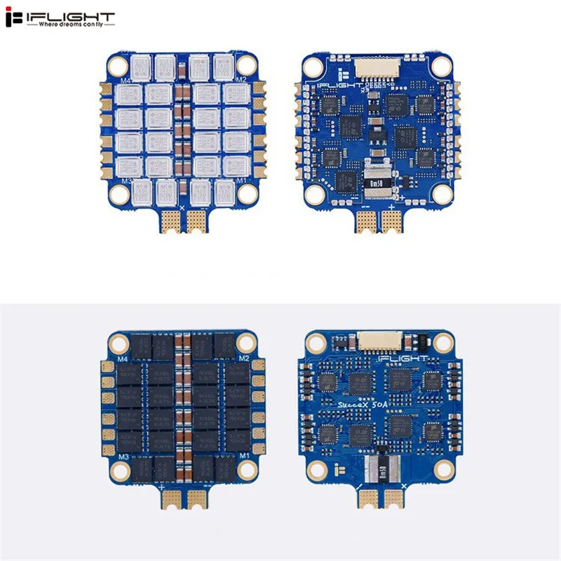 IFlight sucex 50A Plus BLheli_32 2-6 S 4 в 1 бесщеточный ESC поддержка телеметрии для