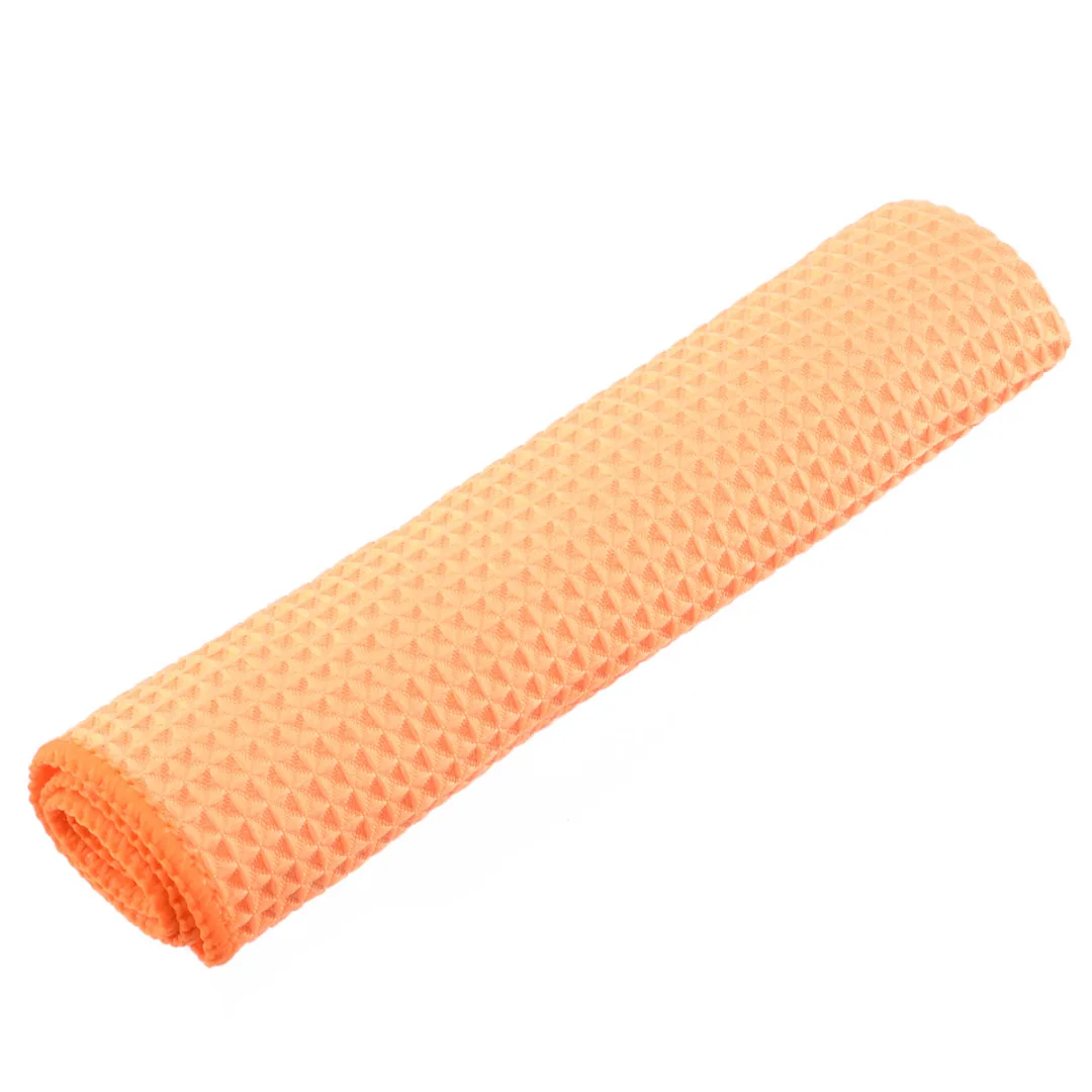 

40x40cm Orange&Gray Microfiber Waffle Pattern Cleaning Auto Car Detailing Soft Microfiber Cloths Wash Towel Car Cleaning Tools