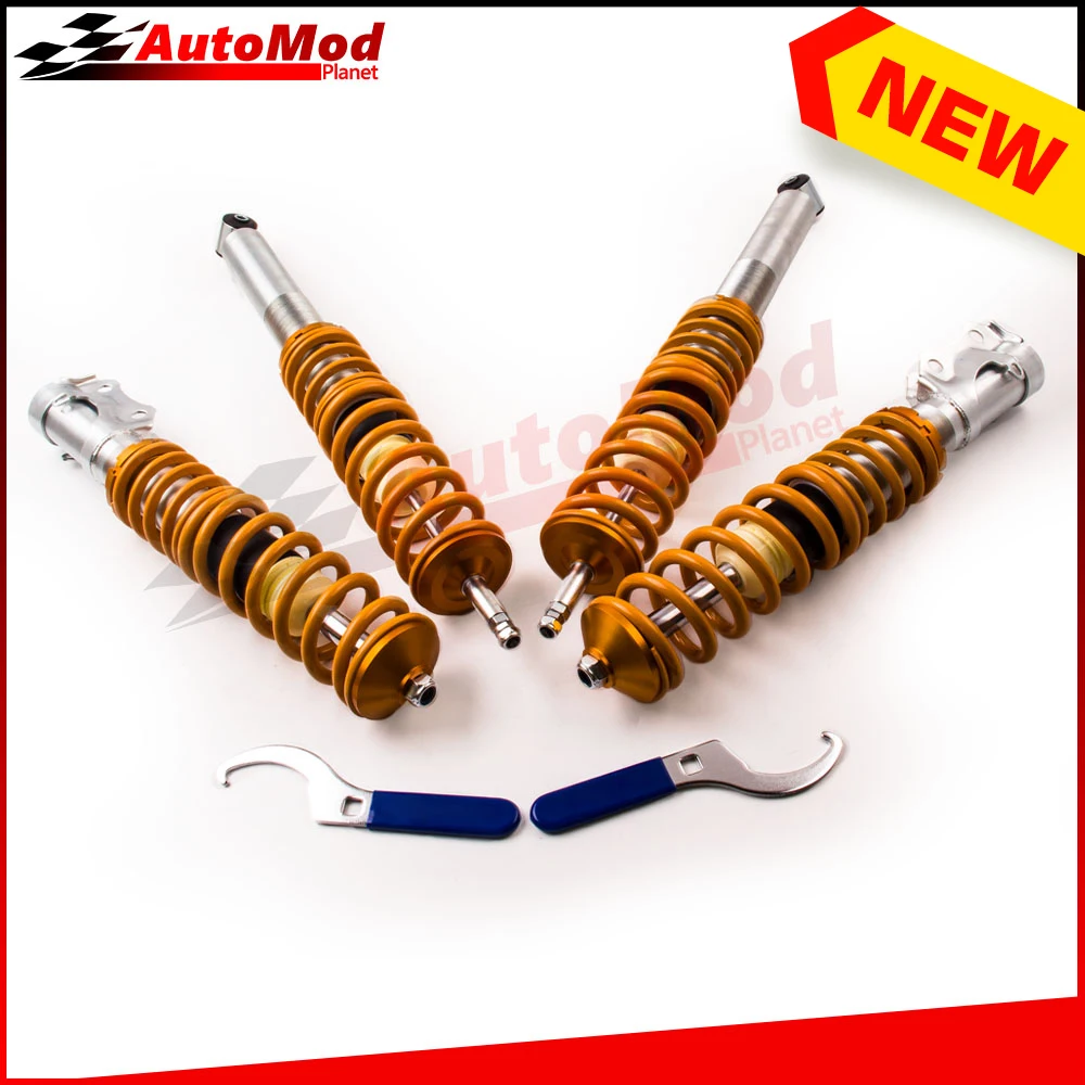 Coilover Shock комплект для VW Jetta MK1 Scirocco MK2 Гольф Кабриолет 1980 1994 амортизационная стойка