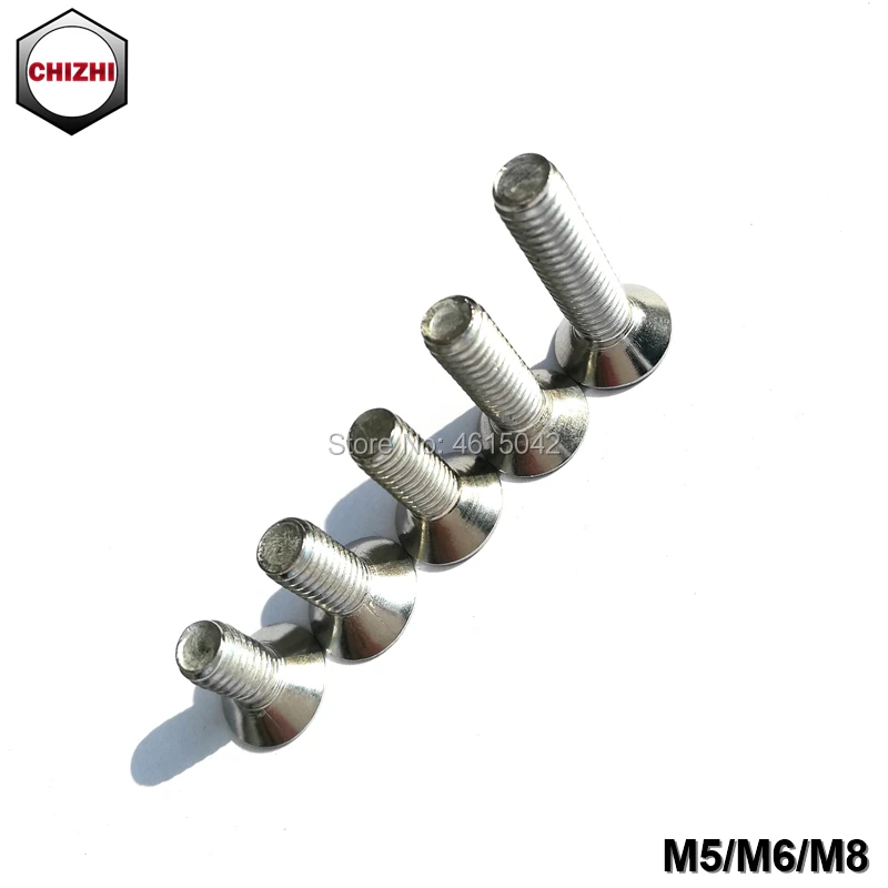 20pcs 50pcs M8*16 M8*20 Stainless Steel Sunk Screw Fasten Connector for Aluminum Extrusion Profile | Обустройство дома