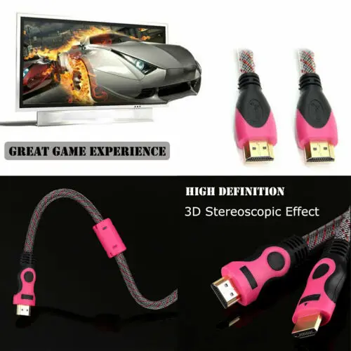 Высокоскоростной кабель HDIM с золотым покрытием 1 5 м/3 м/5 м 1080P HDMI Папа-папа 3D