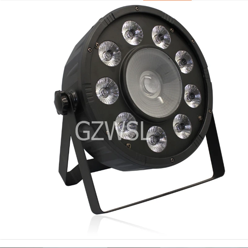 24 шт./лот Новое поступление сценический ДИСКО 9 + 1 RGB 3 в пластиковый светодиодный
