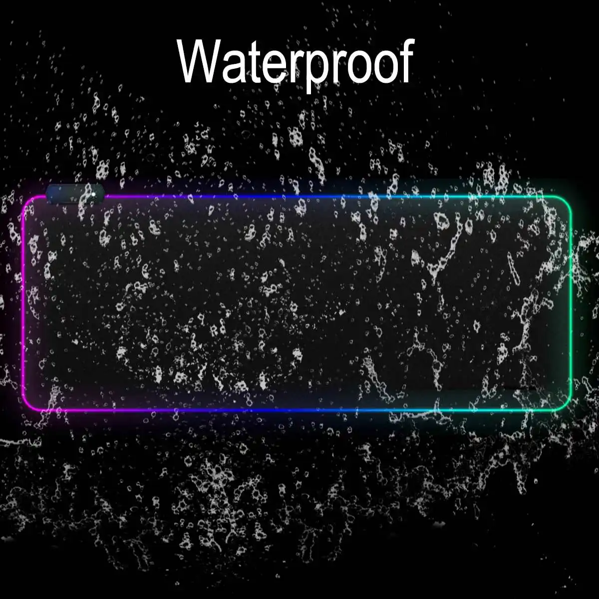 Большой светодиодный RGB игровой коврик для мыши расширенная подсветка геймер