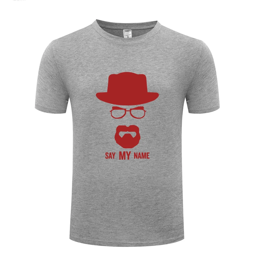 Мужская футболка Breaking Bad Heisenberg повседневная хлопковая с коротким рукавом и
