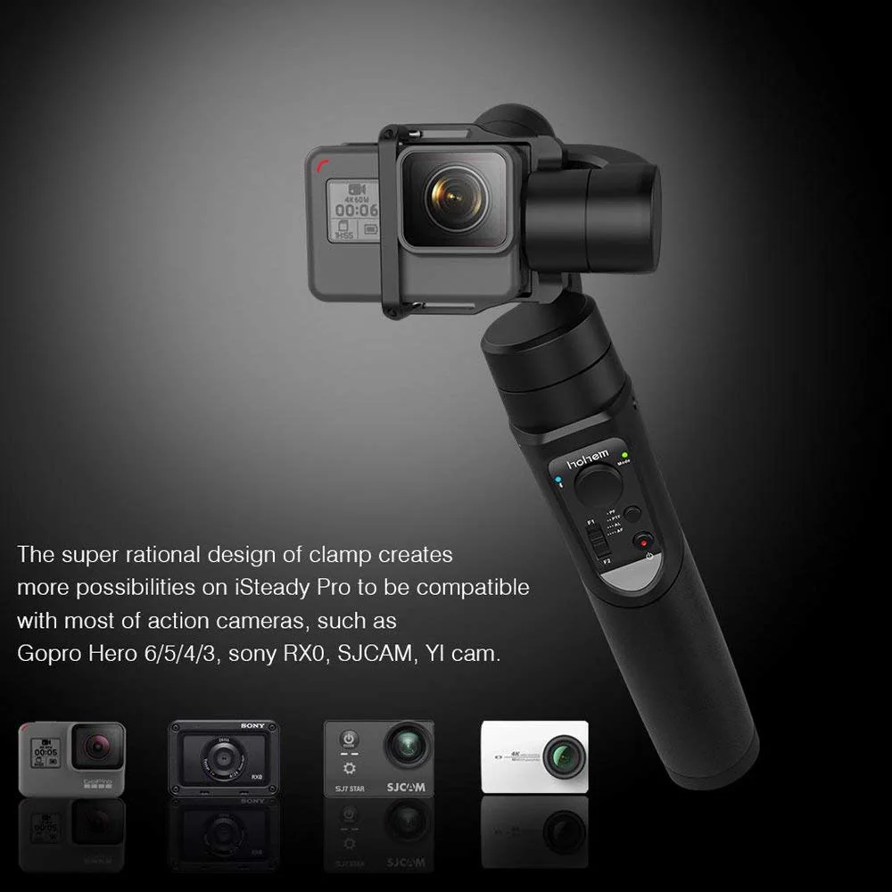 Hohem iSteady Pro 3 осевой ручной карданный стабилизатор для Gopro Hero 2018/6/5/4/3 +/3/Yi Cam 4 K/AEE/SJCAM