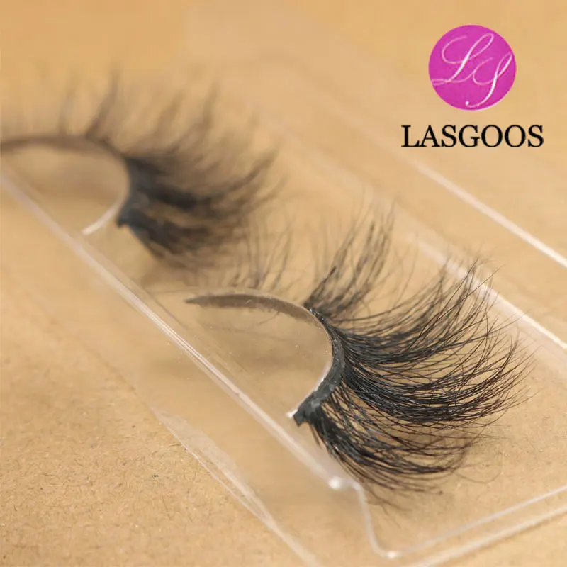 LASGOOS 2019 норковые волосы 22 мм Длинные Накладные ресницы большие драматические