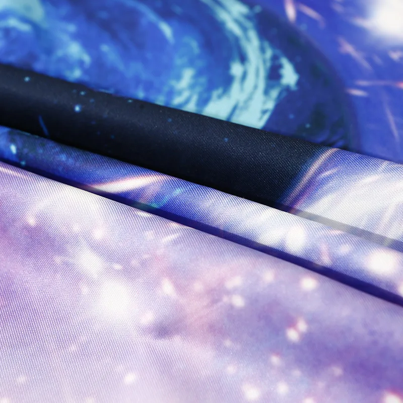 

SWYIVY Women's New Starry Black Hole Sweatshirt Long-sleeved 2019 Hot Universe Hooded Pullover Fashion Loose Hooded Hoodie Shirt