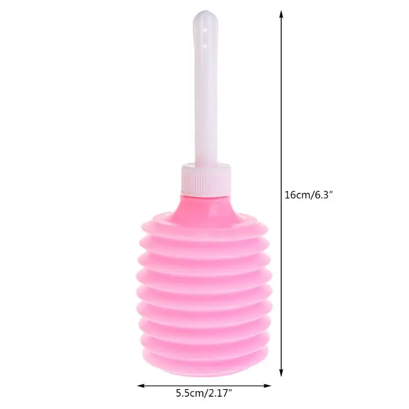 Pink Color Sex shop Anal toys anal plug 200ML Disposable Enema Rectal Syringe Vaginal Douche Cleaning Butt Plug-10 | Красота и