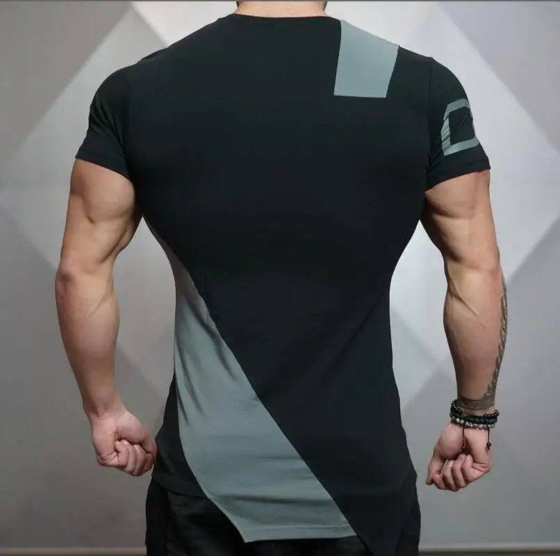 2019 спортивные залы бодибинеры Лето стадион Акула Футболка-Стрингер Мужская