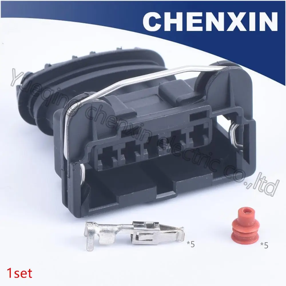 

ChenXin черный 5-контактный автомобильный разъем 3,5 женский автомобильный герметичный водонепроницаемый чехол для проводки 282193-1