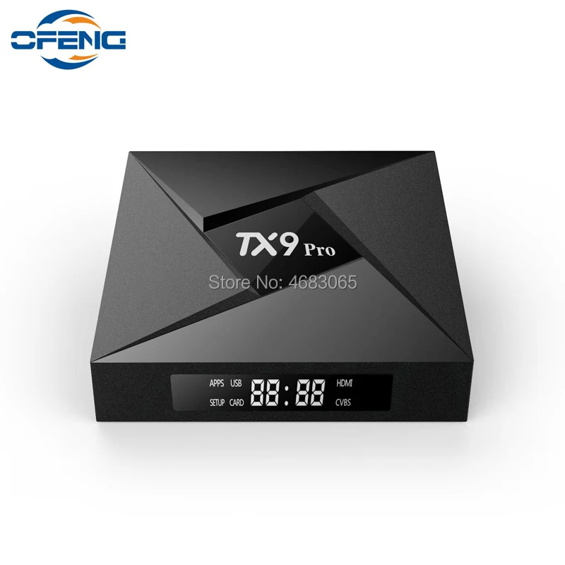 

ТВ-приставка TX9 Pro, Android 7,1, Восьмиядерный процессор Amlogic S912, 2 ГБ/16 ГБ, BT4.1 2,4G 5,8G wifi 1000M LAN