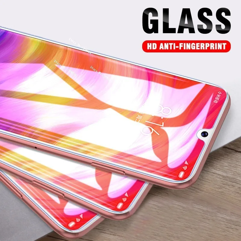 Premium Tempered Glass For Xiaomi Redmi Note 7 6 5 5A Pro Full Cover Screen Protective Glass On The Redmi 7 6 6Pro Go  Film Case