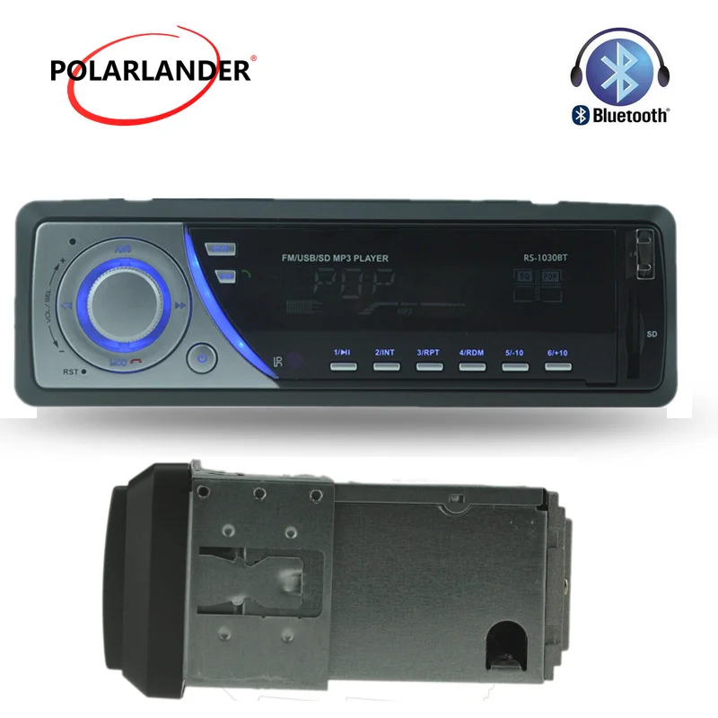 12V стерео радио Bluetooth в тире автомобильный приемник FM Поддержка телефон USB/SD