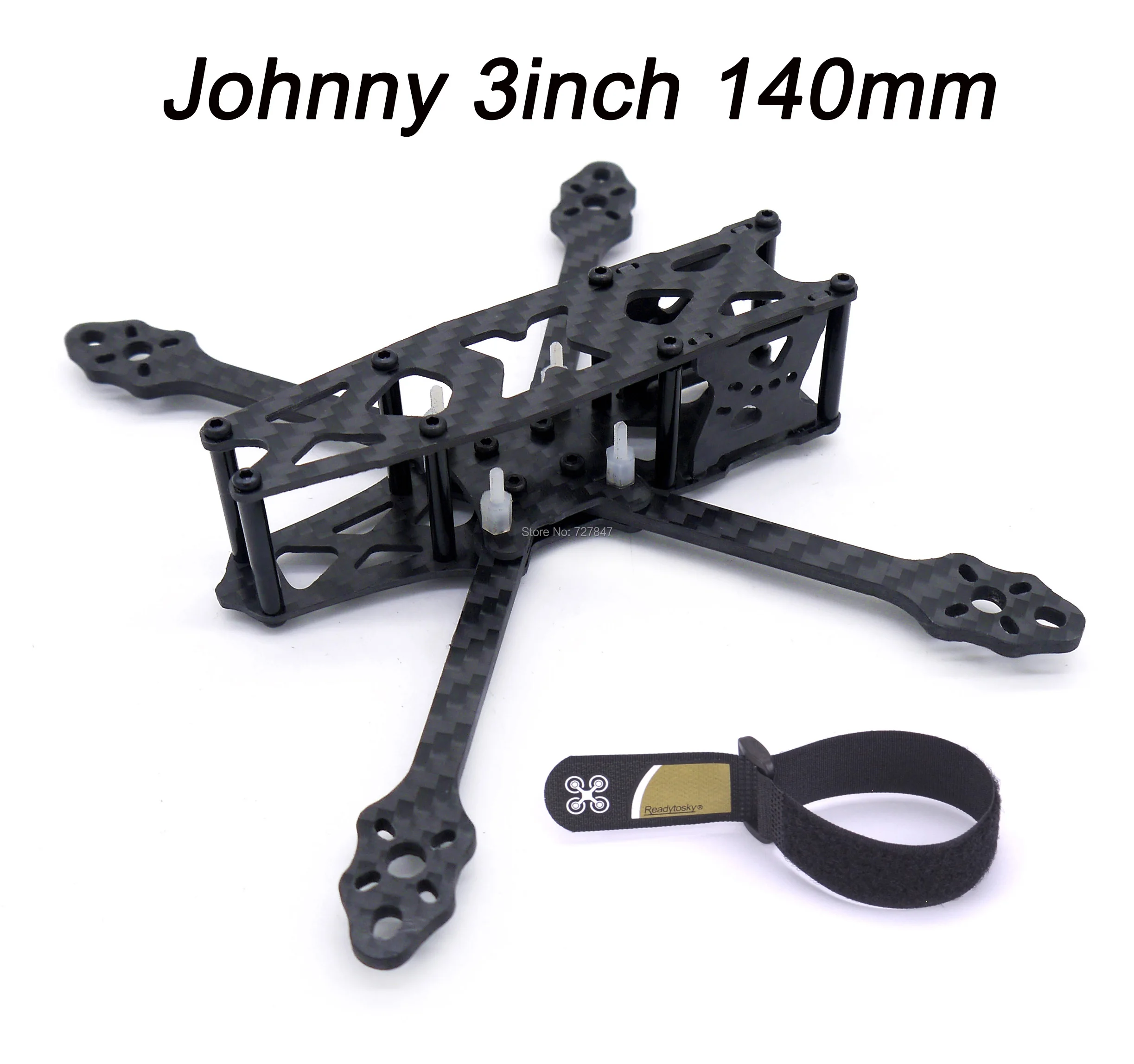 Johnny 3 дюймов 140 мм руки с батарейным ремешком батарея Комплект для FPV Квадрокоптер