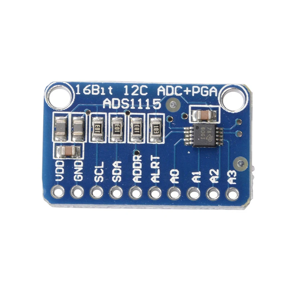 ADS1115 16 битный 4 канальный I2C IIC аналогово цифровой ADC PGA преобразователь с