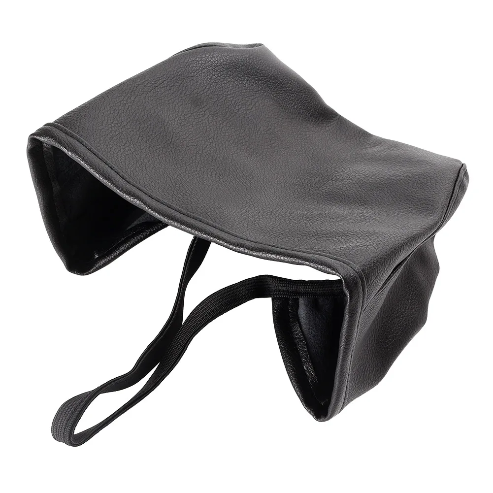 

For Harley Sportster XL883 XL1200 Black Leather Motorcycle Fuel Tank Bra Shield
