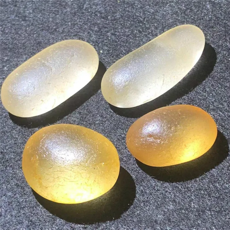 

Gobi crystal stone seed material topaz gold silk jade gemstone light
