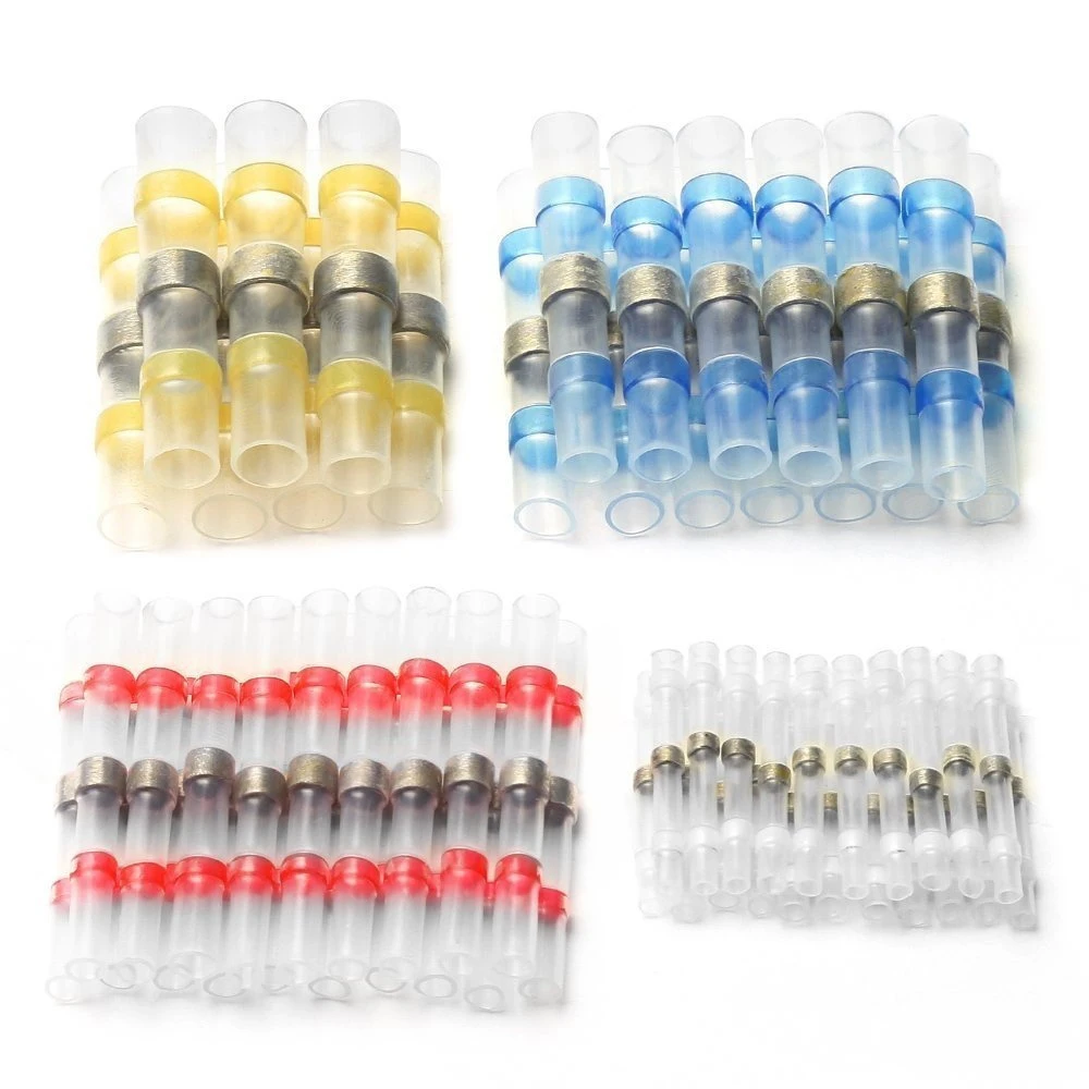 10 шт. водонепроницаемое паяльное уплотнение термоусадочные стыковые разъемы с