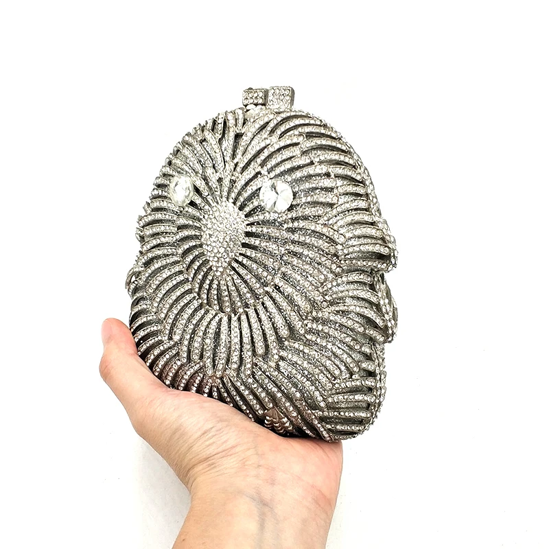 Женская вечерняя сумка-клатч с кристаллами в виде птицы | Багаж и сумки