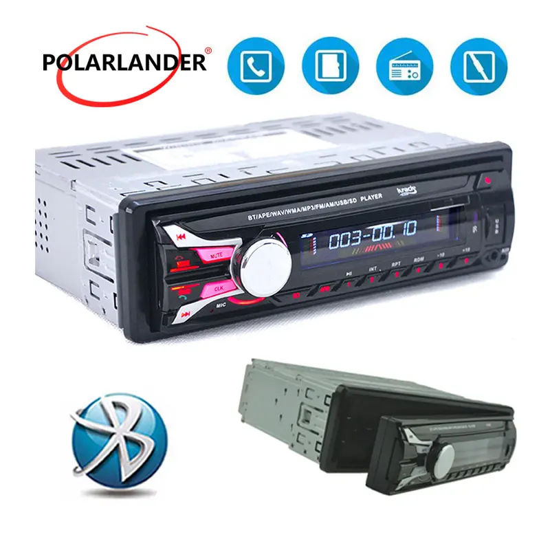 Авторадио Стерео Mp3 радио плеер аудио в 1 din Bluetooth USB порт SD/MMC карты кассетный