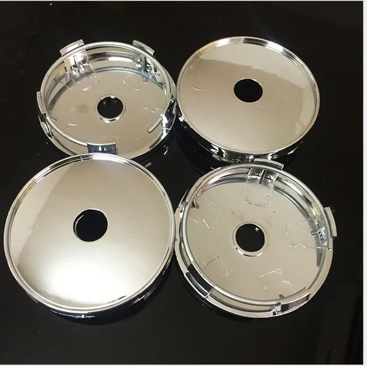 WholeSale 20pcs Car 60mm ABS Chrome Wheel Hub Centre Center Caps Base Auto Hubcaps Cover Without Logo Five Pins | Автомобили и