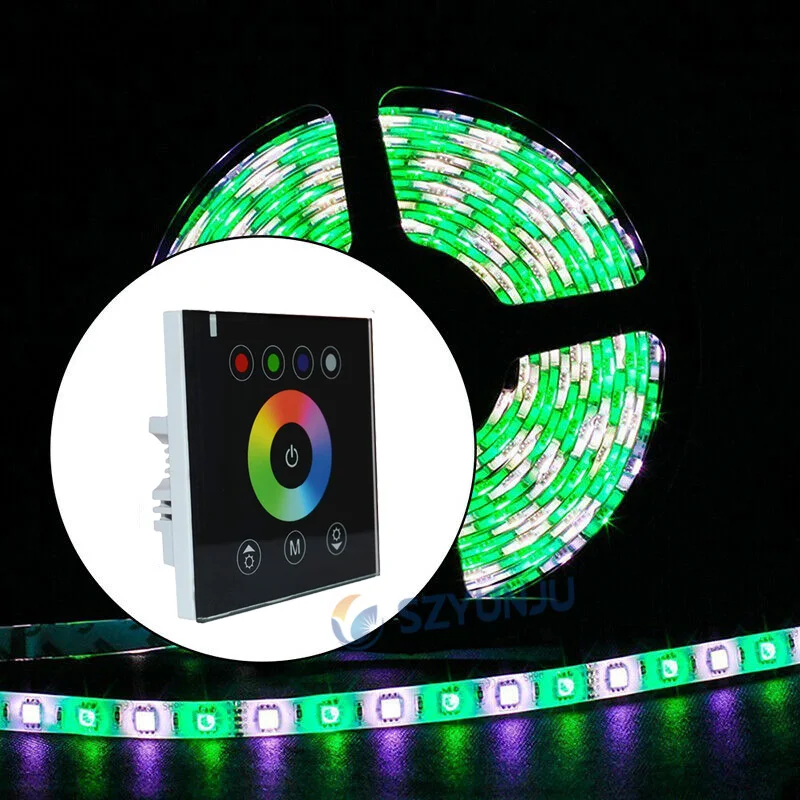 Контроллер RGBW с сенсорной панелью Одноцветный диммер регулятор температуры