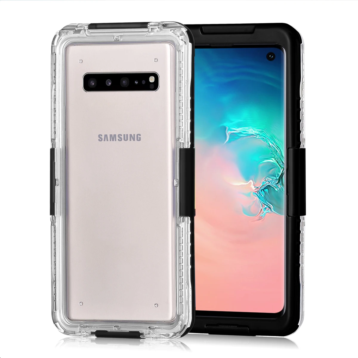 For Samsung Galaxy S10 Plus S10E Case Waterproof IP68 360 Degree Protection Silicone Armor Shockproof Cover | Мобильные телефоны и