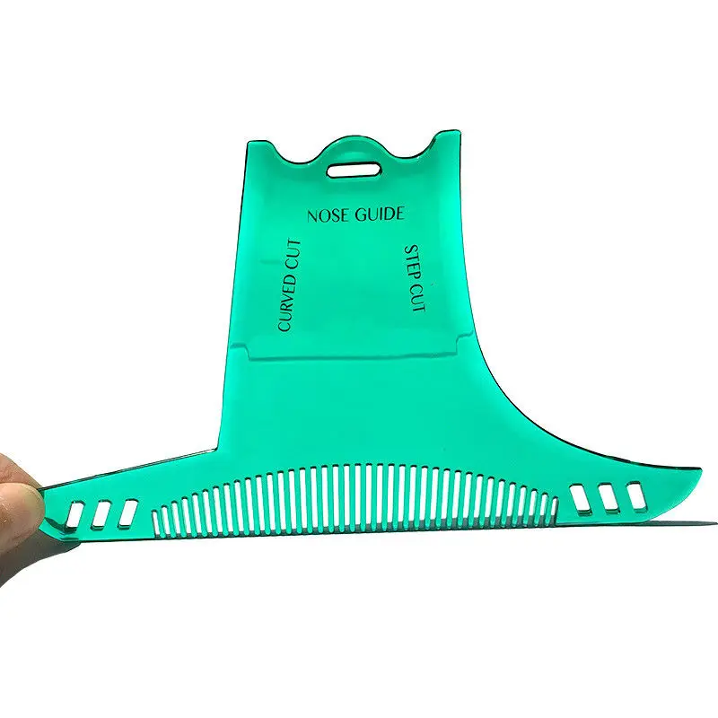 Шаблон для укладки и формирования Мужской Бороды гибкий гребень стрижки бороды