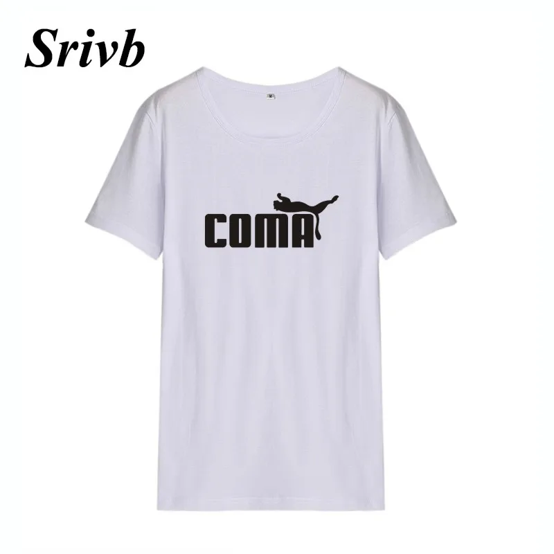 Srivb Кома панк рок Tumblr женская футболка Harajuku плюс размер хипстер хип-хоп летняя |