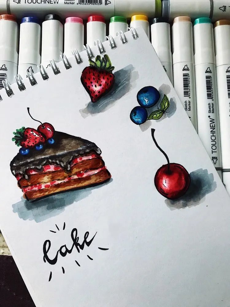 TOUCHNEW Copic Знаки 30/40/60/80 Цвета комплект анимация Рисование манга школа рисования