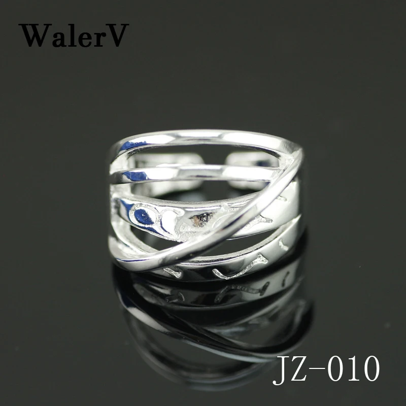WalerV новое кольцо для женщин модные ювелирные изделия простые пять линий
