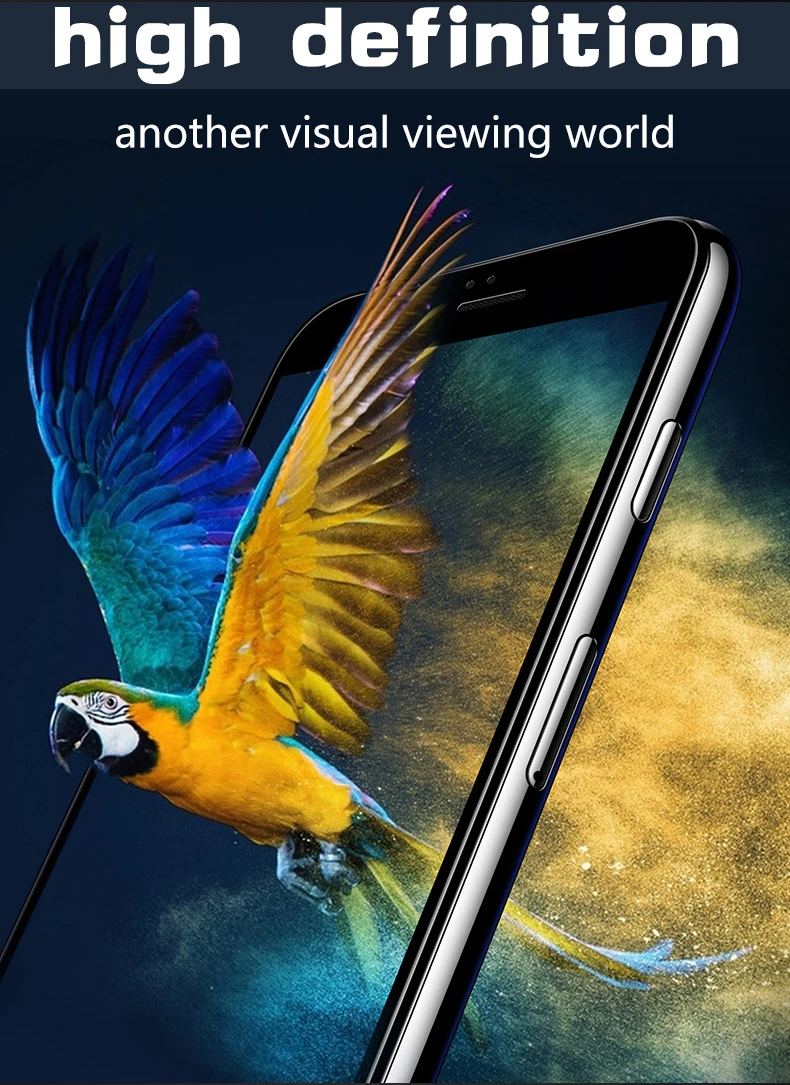 9D полное покрытие Защитное стекло для iPhone 7 8 Plus Flim X XR XS Max защита экрана закаленное