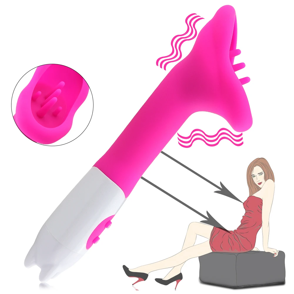 Cocolili Oral Vibrator for Women Nipple Stimulator Massager Powerful Tongue Vibrating Massage For 12 Speed |