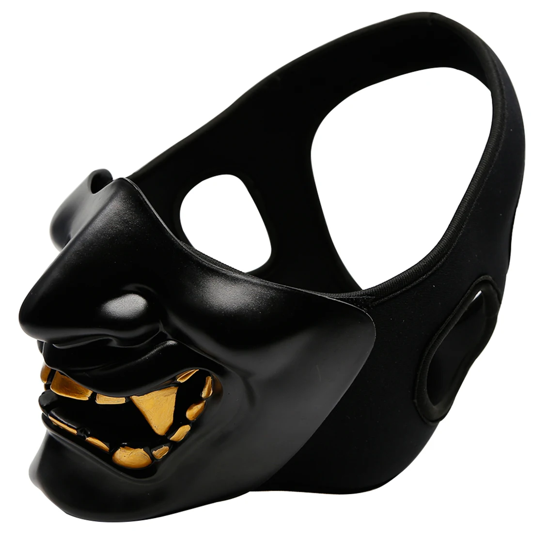 WST Battleground Devil Pattern Tactical Half Face Protective Mask for Outdoor Airsoft Halloween Cosplay Paintball Safety Items | Спорт и