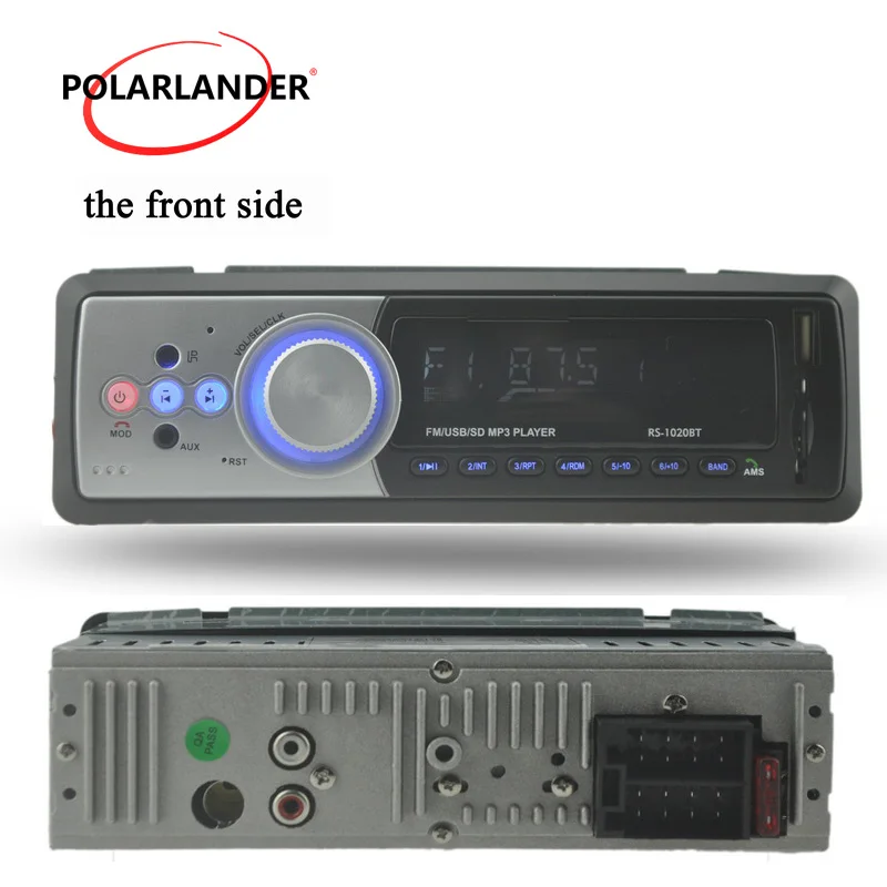 Aux вход Bluetooth USB/SD/MMC кардридер 1 DIN в тире пульт дистанционного управления MP3 MMC WMA