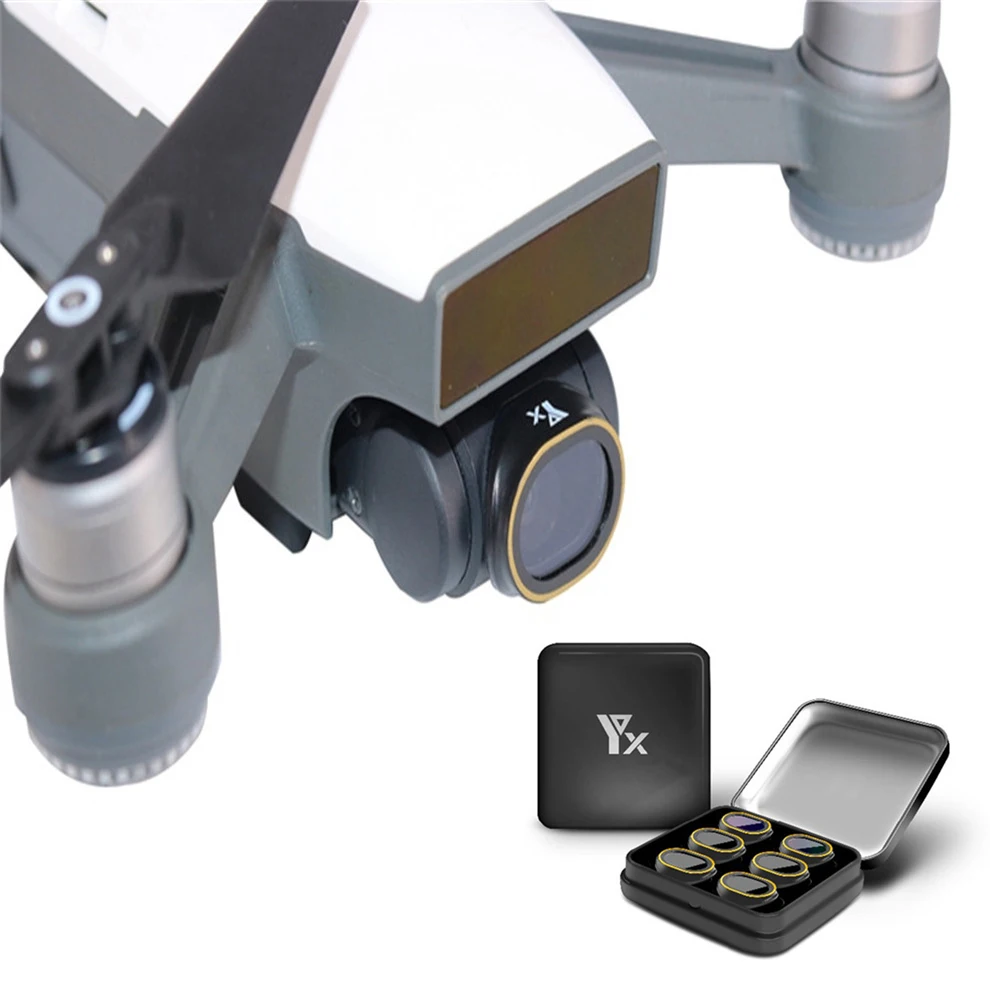 

Фильтр объектива для камеры DJI Spark Drone HD UV CPL ND4 ND8 ND16 ND32 многослойный фильтр нейтральной плотности поляризационные фильтры