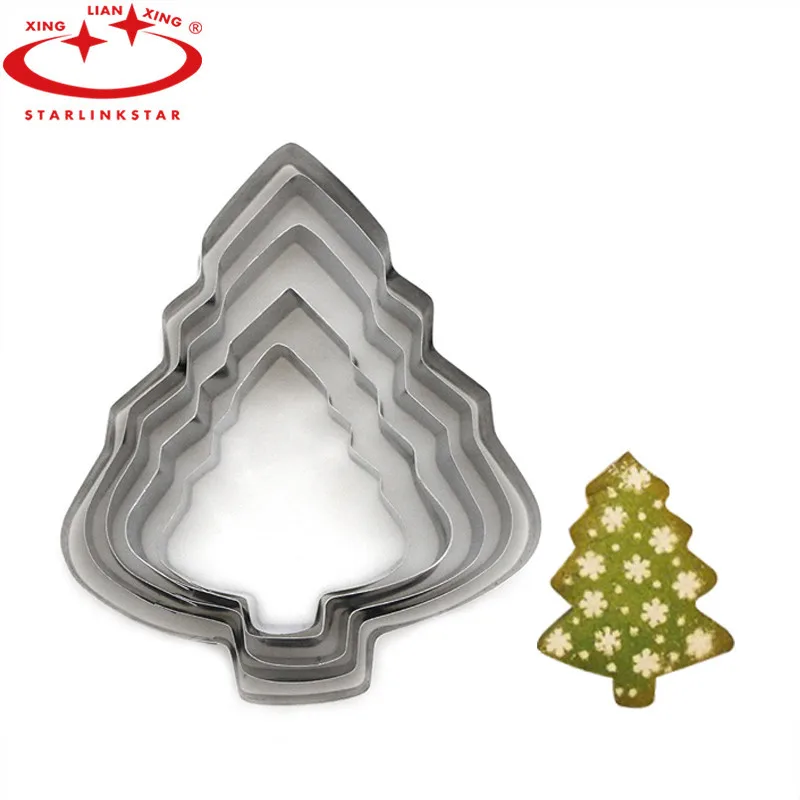 Stainless Steel 5PCS/Set Emporte Piece Patisserie Cake Mold Cookie Cutter Kitchen Biscuit Stamps Baking Tools | Дом и сад