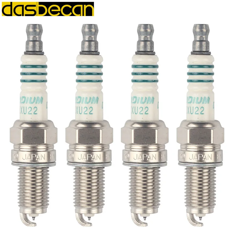 Dasbecan 4 шт. иридиевая Свеча зажигания IXU22 5308 DCPR7EIX DCPR7EVX NDIXU22 98069-5697QHE 1A0218110 B2401-4A0A2 99000-79J80-U22