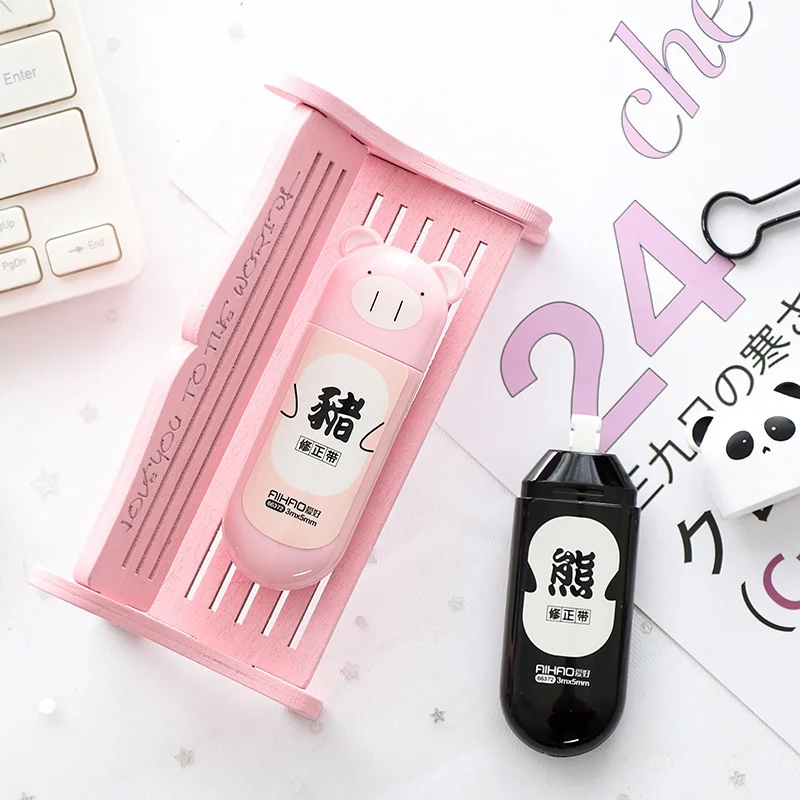 5 мм * 3 м Kawaii Panad коррекционная лента мультфильм животные школьный письменный