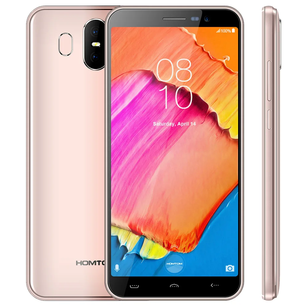 HOMTOM S17 5 &quot18:9 полный дисплей 2 ГБ + 16 Гб мобильные телефоны Android 8 1 MT6580