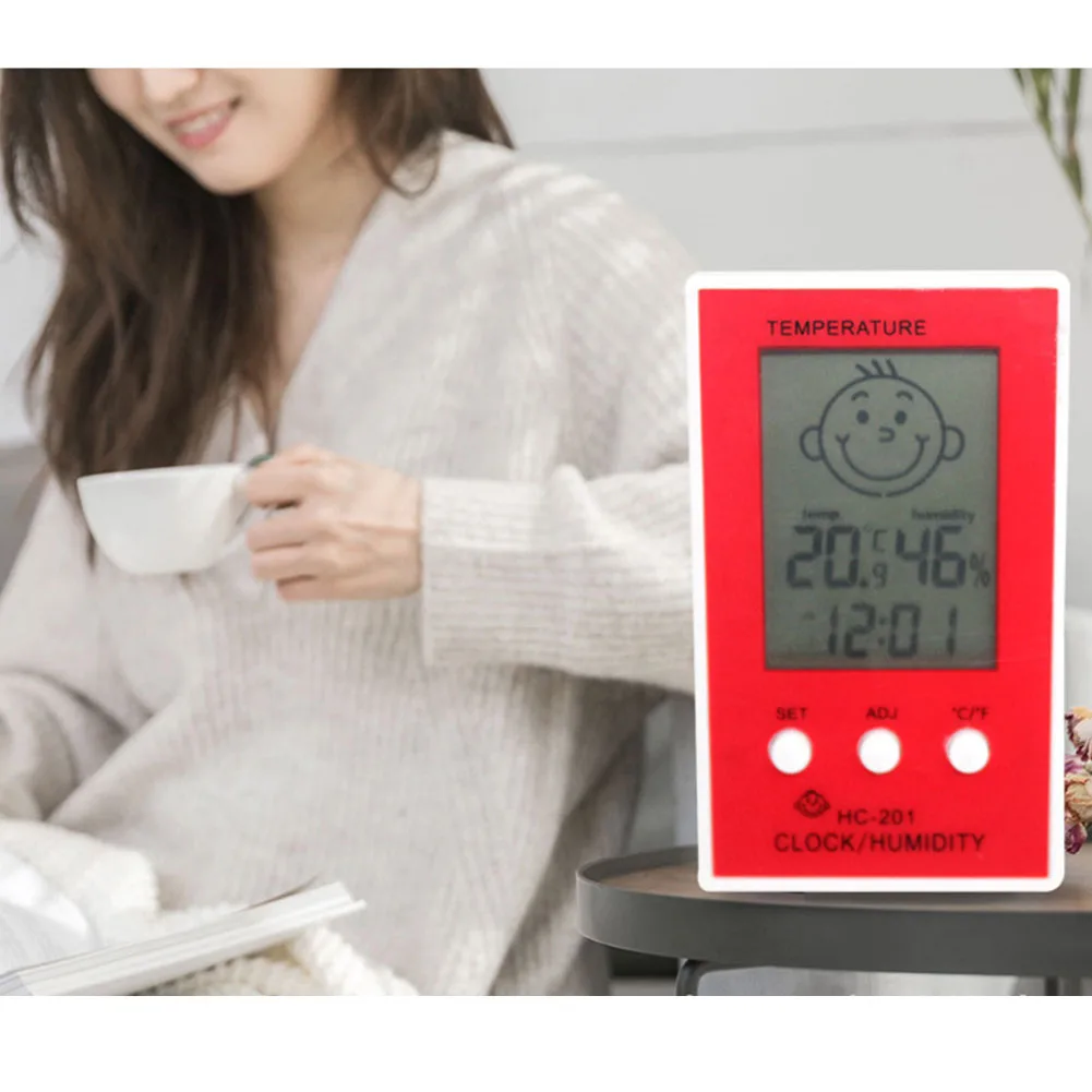 Измеритель влажности гигрометр ЖК дисплей домашние цифровые часы Уличный