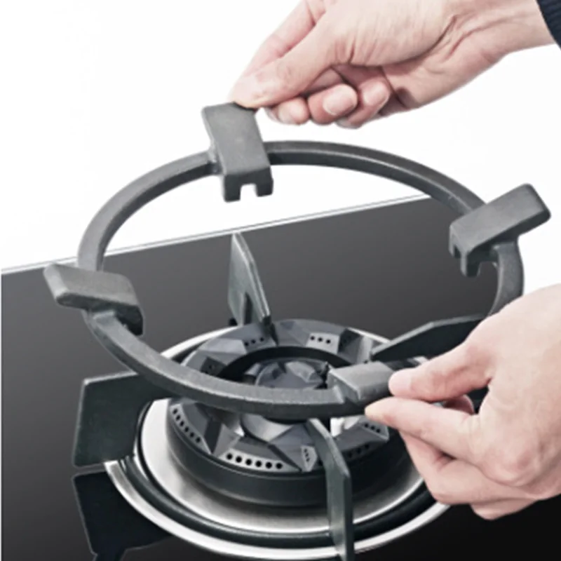 

High quality Universal Cast Iron Wok Pan Support Rack Stand For Burners Gas Stove Cover Hobs Cookers Wok Rack Fit Hobs Wok Stand
