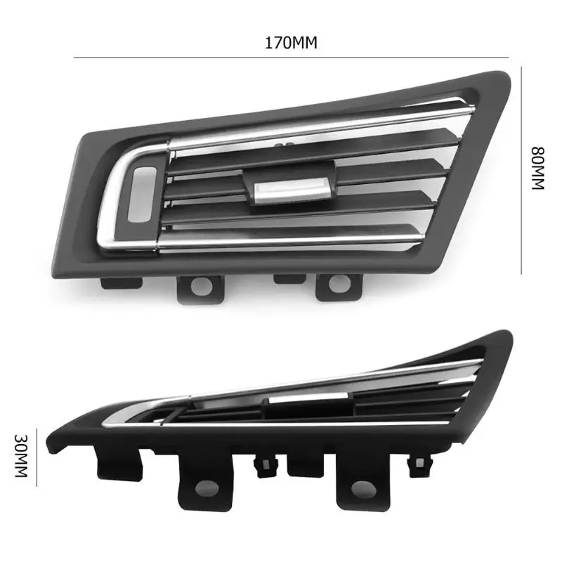 ABS + PC Черный Автомобильный кондиционер воздуха на выходе панель F02 воздушный