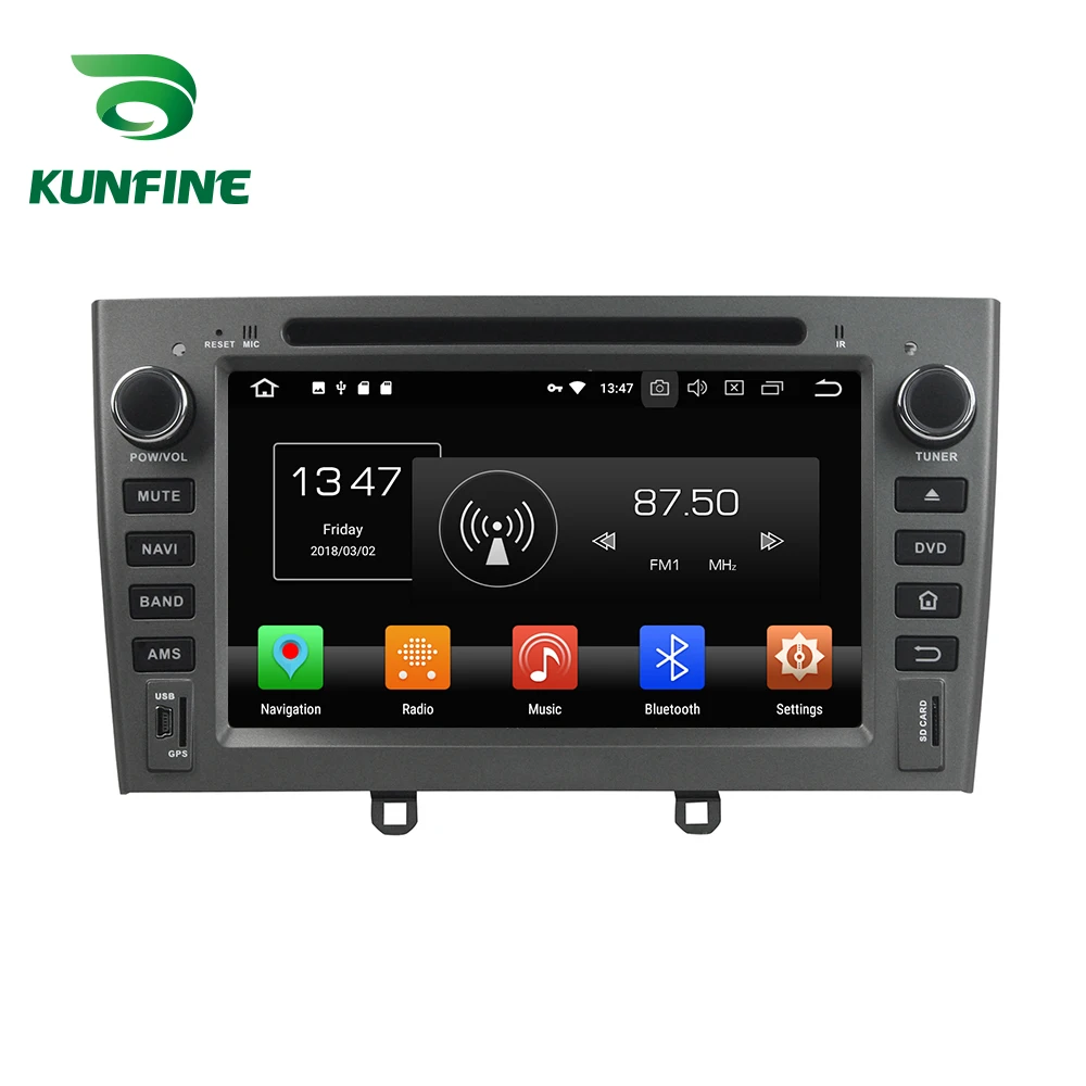 KUNFINE четырехъядерный 2 Гб ОЗУ Android 8 1 Автомобильная dvd навигационная система