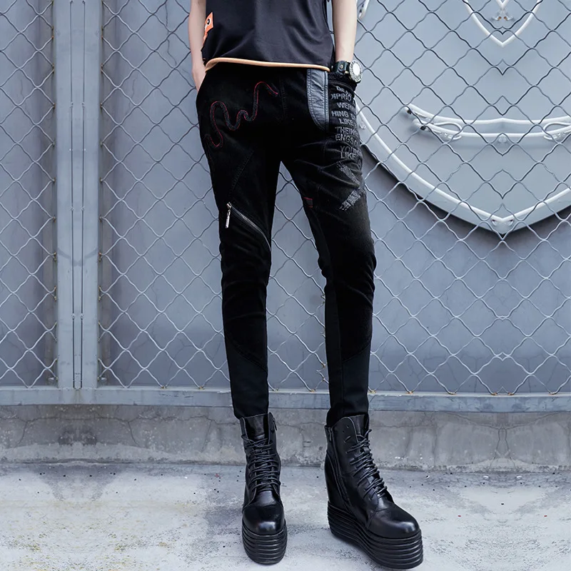 Max LuLu модные корейские панк женские кожаные лоскутные брюки с крестом зимние